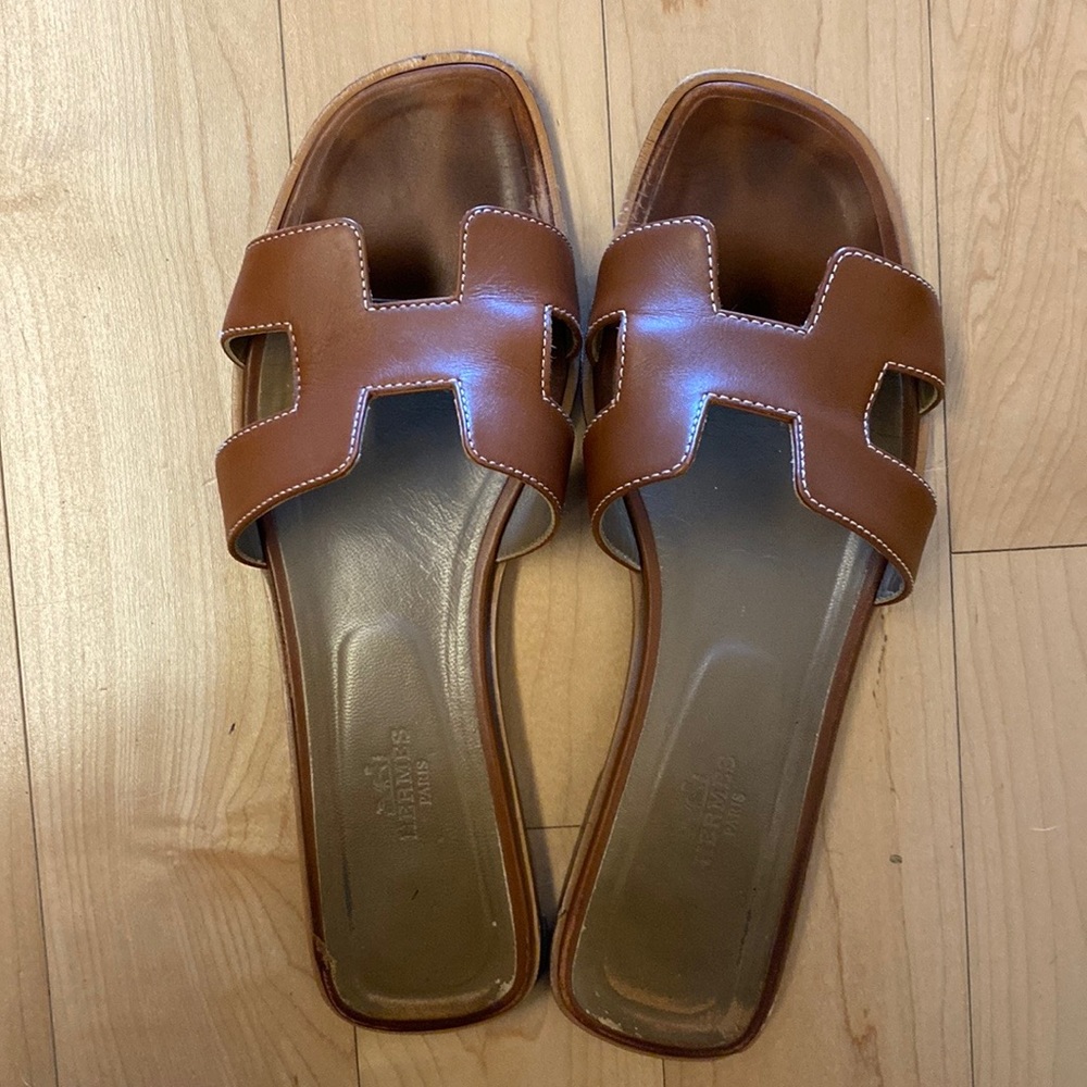 Hermes Oran sandals
